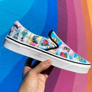 NEW Vans Classic Slip-On Loteria Sneaker Unisex Men's Size 9 Women's Size 10.5